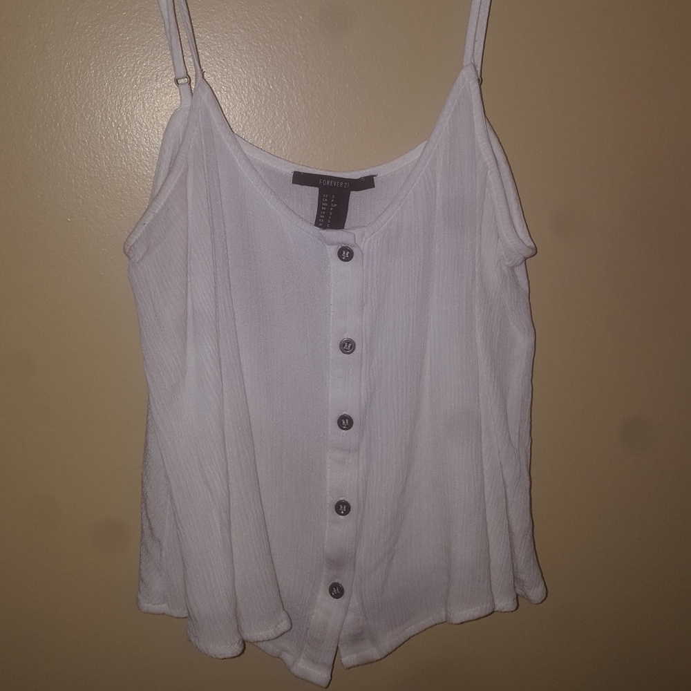 White Crop Top